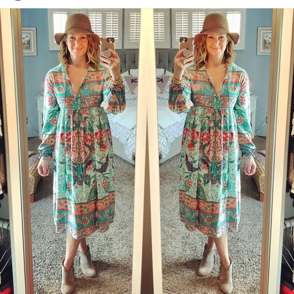 PERFECT DRESS 👗 Bohemian Midi Dress • The AMAZON DRESS THAT WENT VIRAL! - Picture 11 of 17